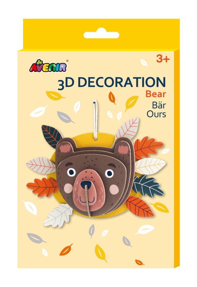 Russell Dekoracje 3D - miś -