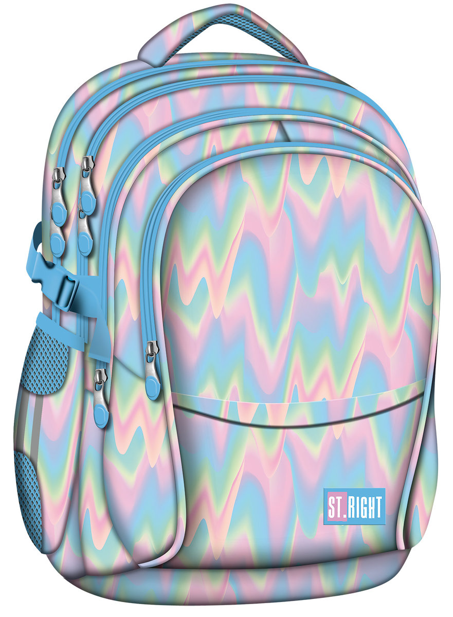 St. Majewski Plecak 4-komorowy BP-01 Bubble gum