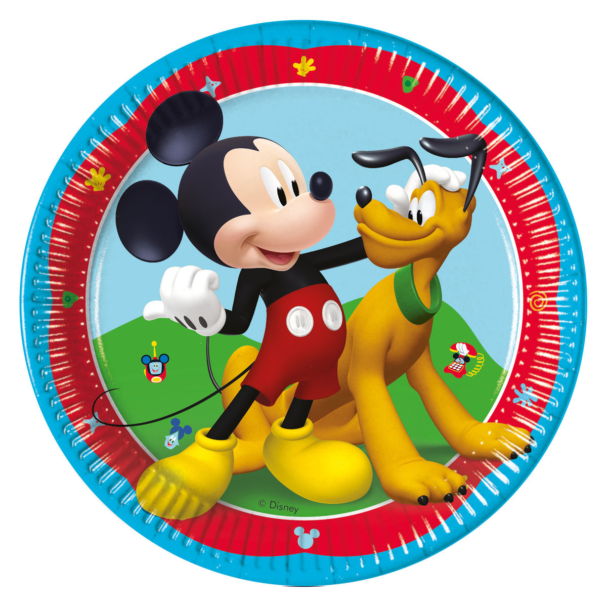 Talerzyki papierowe Mickey 20cm 8szt - Godan