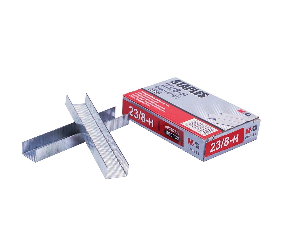 M&G Zszywki galwanizowane Heavy Duty, 23/8, 1000 sztuk