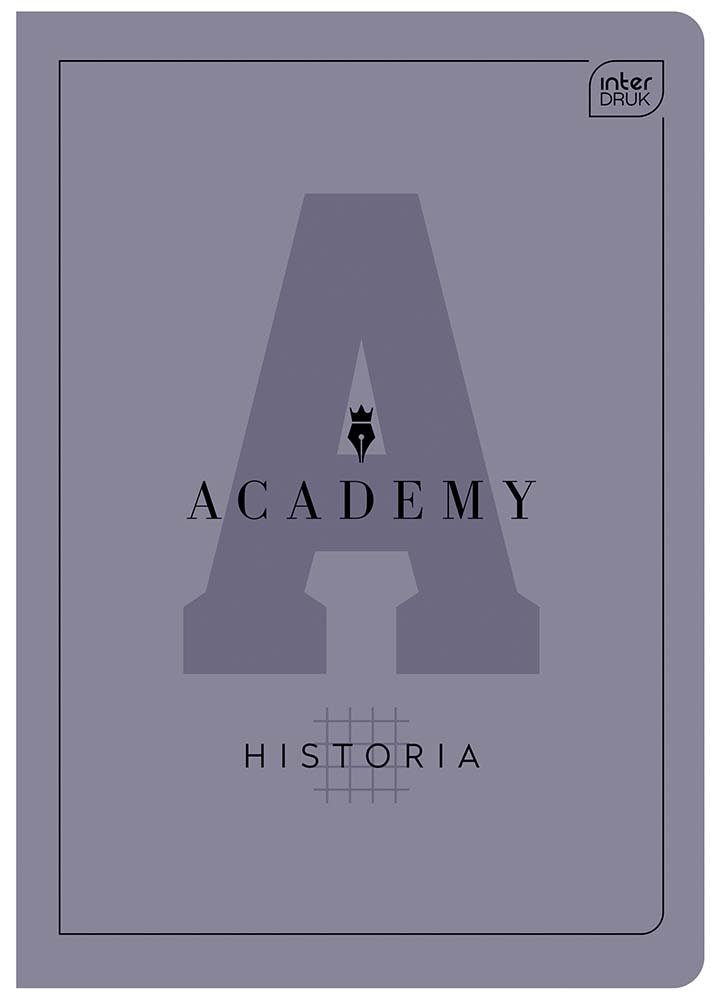 Academy, Zeszyt A5 60 kartek, kratka, Historia