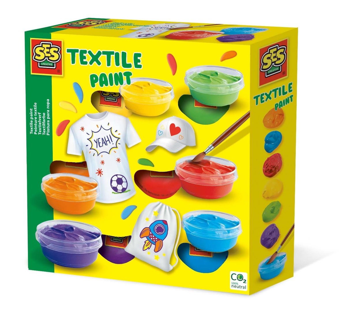 Ses farby do tekstyliów 6 kolorów # z wartością produktów powyżej 89zł!