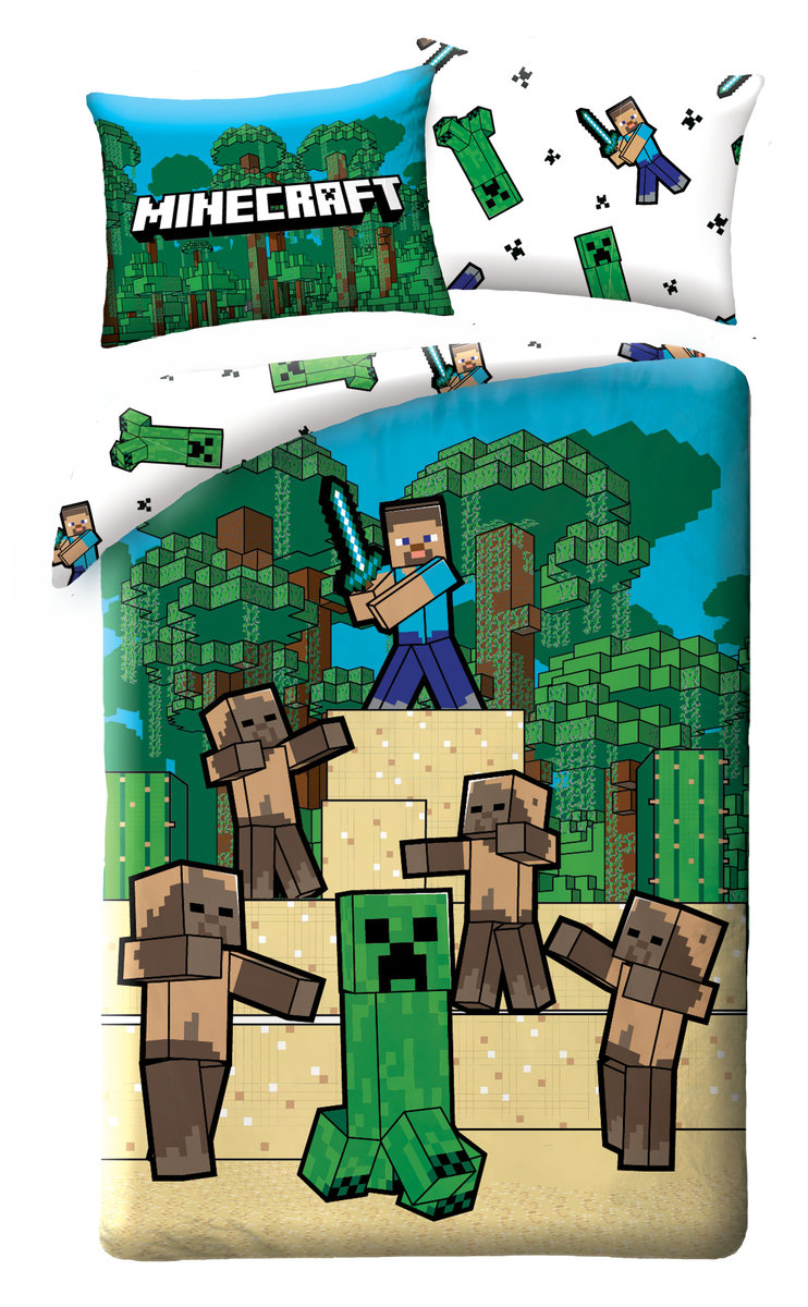 Pościel bawełniana Minecraft MNC-325BL