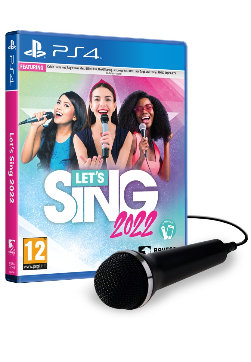 Lets Sing 2022 + mikrofon GRA PS4