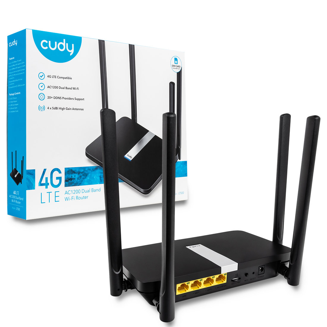 CUDY-LT500 2.4GHz, 5GHz, 867Mb/s 300Mb/s