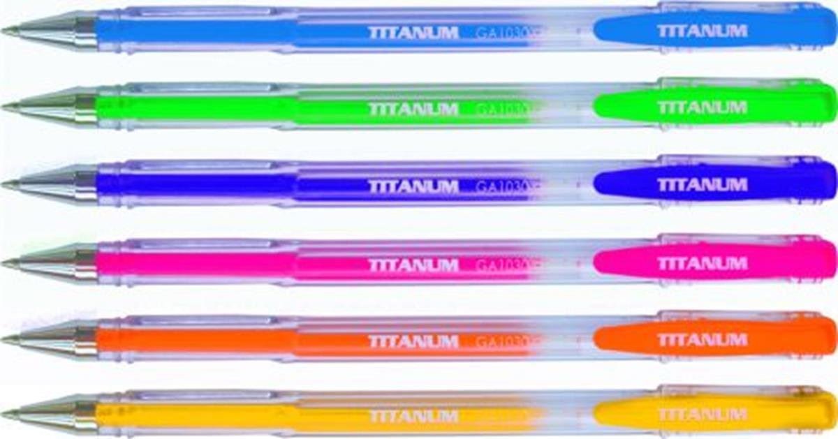 HASTA DLUGOPIS GEL 6KOL NEON GA1030 ETUI