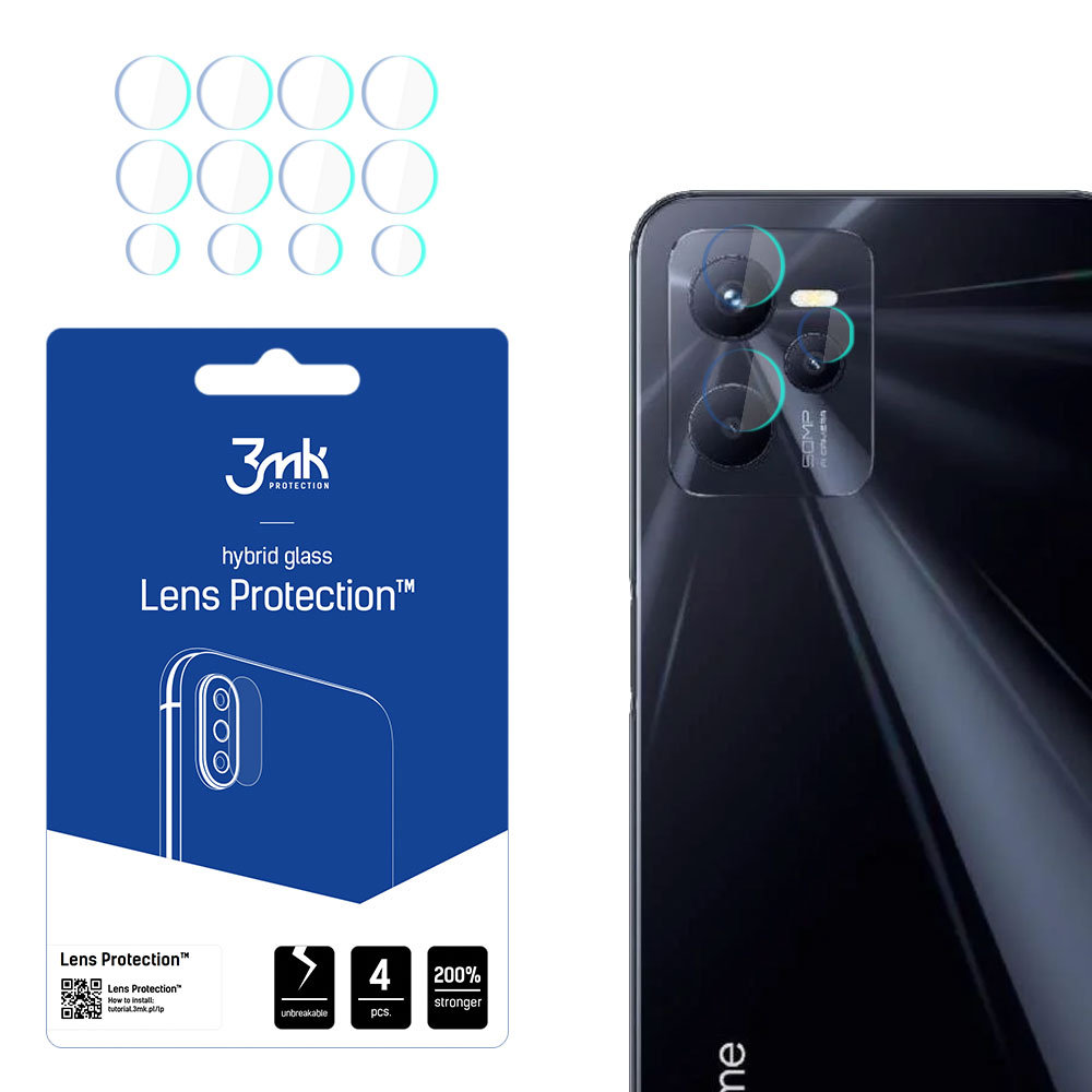 3MK Szkło hybrydowe Lens Protection do Realme C35 REALME C35