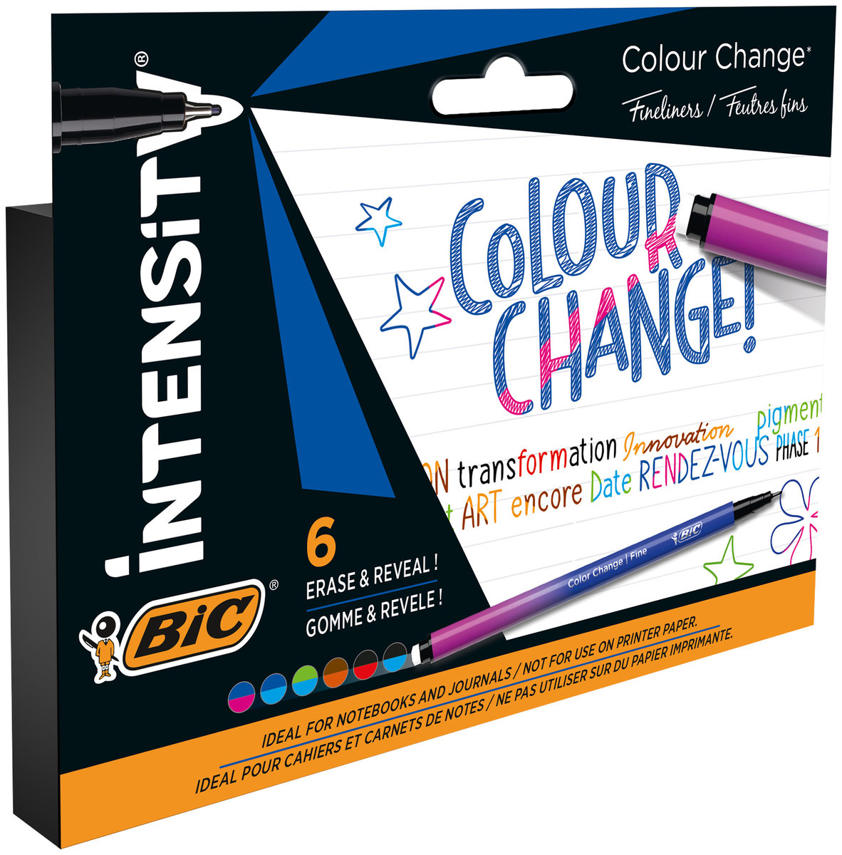 BIC Markery Intensity Color Change 6szt mix