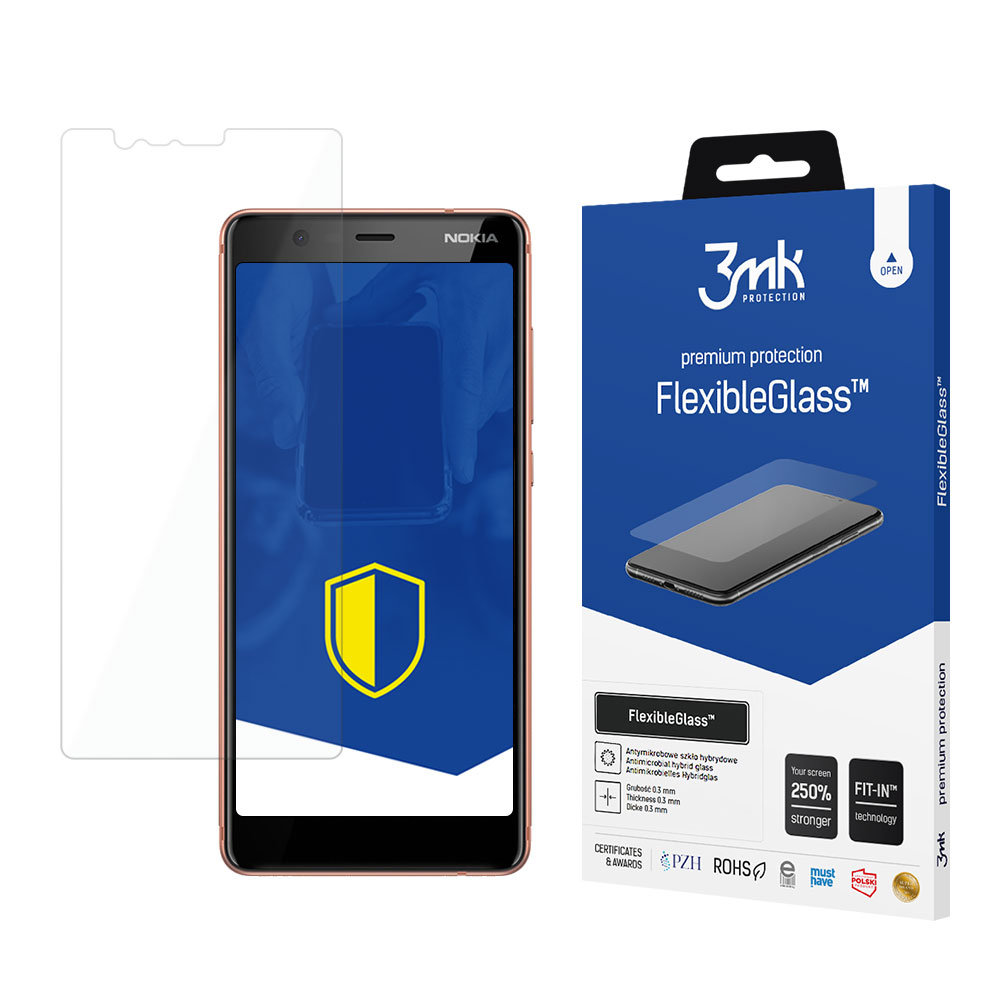 3MK Szkło Flexible Glass do Nokia 5.1