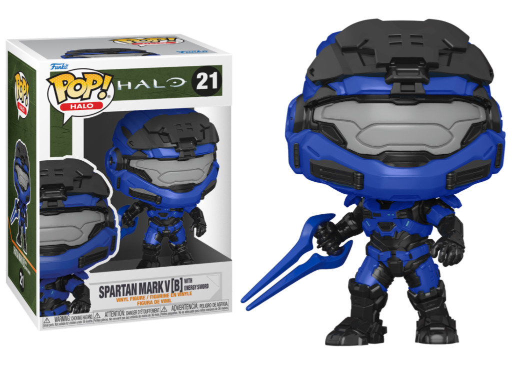 Funko POP Games: Halo Infinite - Spartan Mark V[B] (with Energy Sword) (Chase Possible)