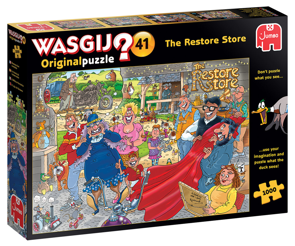 Puzzle, Wasgij Original 41 - Warsztat odnowy, 1000 el.