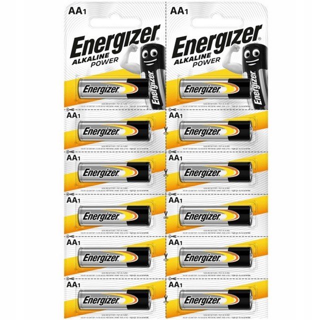 GP Batteries Bateria alkaliczna ENERGIZER ALKALINE POWER AA/LR6 (12szt)