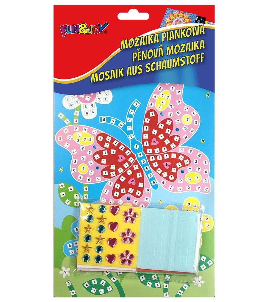 mozaika piankowa motyl