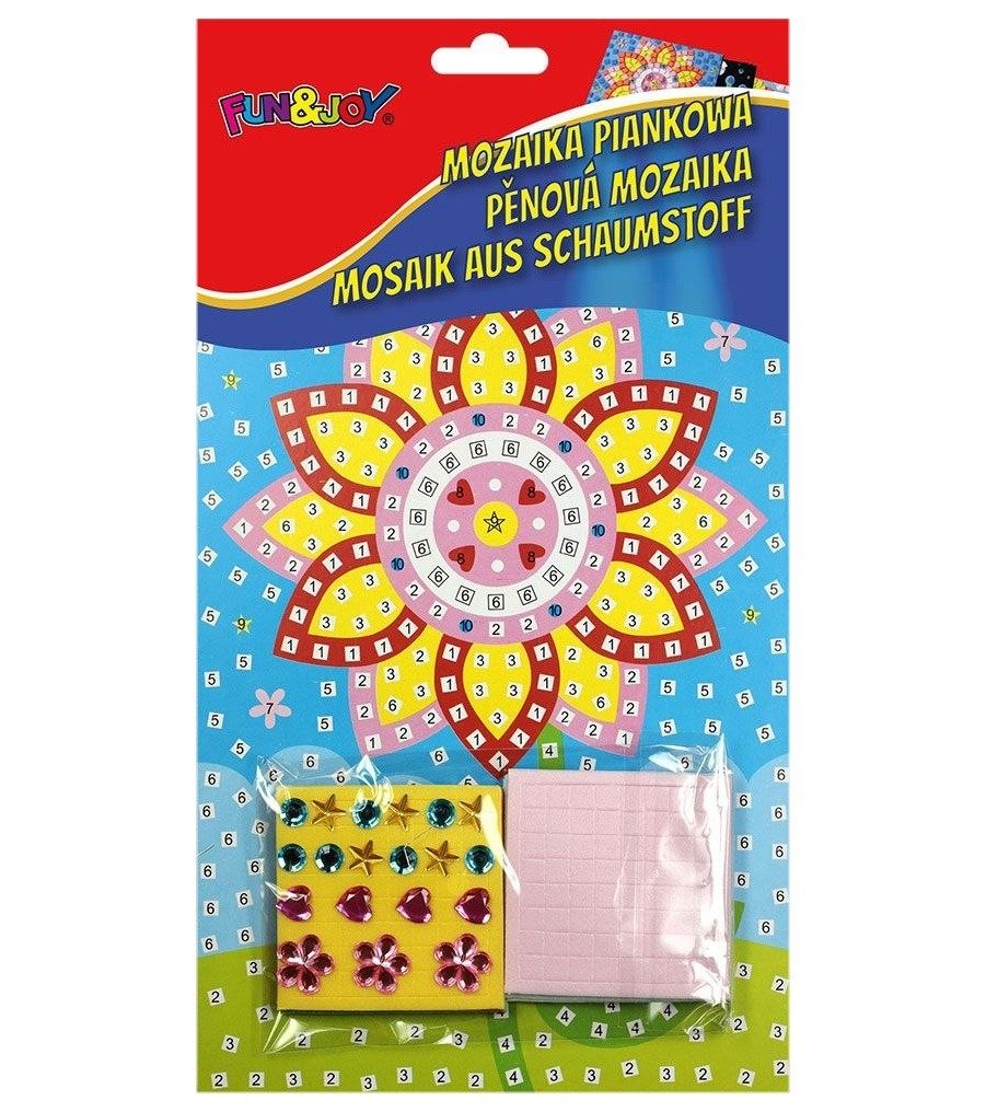 mozaika piankowa kwiatek