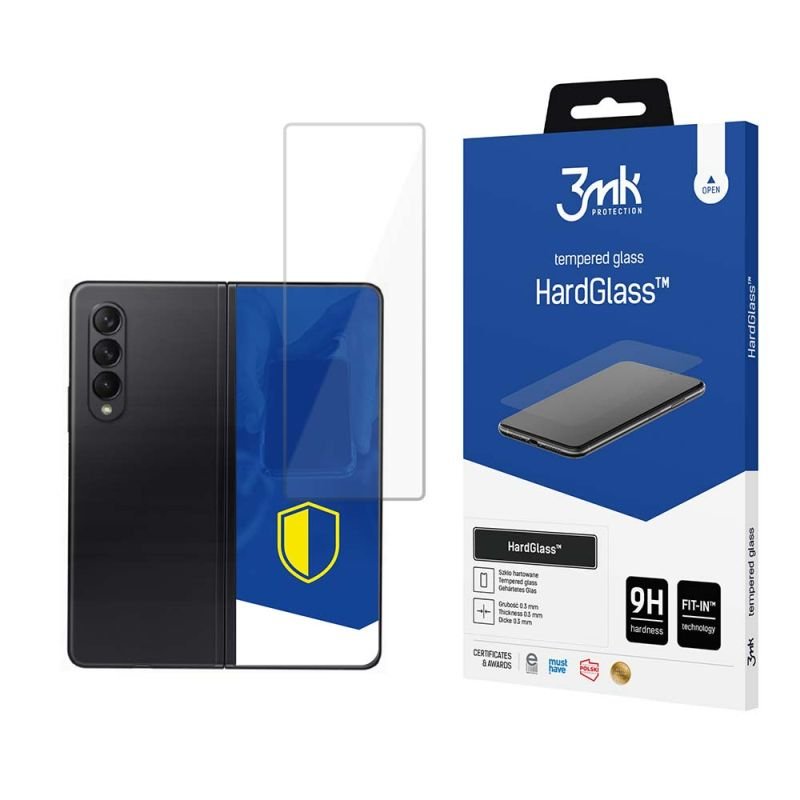 3MK, Szkło ochronne, Samsung Galaxy Z Fold 3 5G (Front), HardGlass™