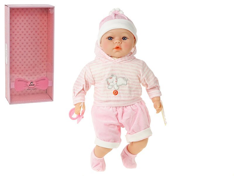 Lalka 45 cm z akcesoriami w ubranku Kotek 571785 AD Adar