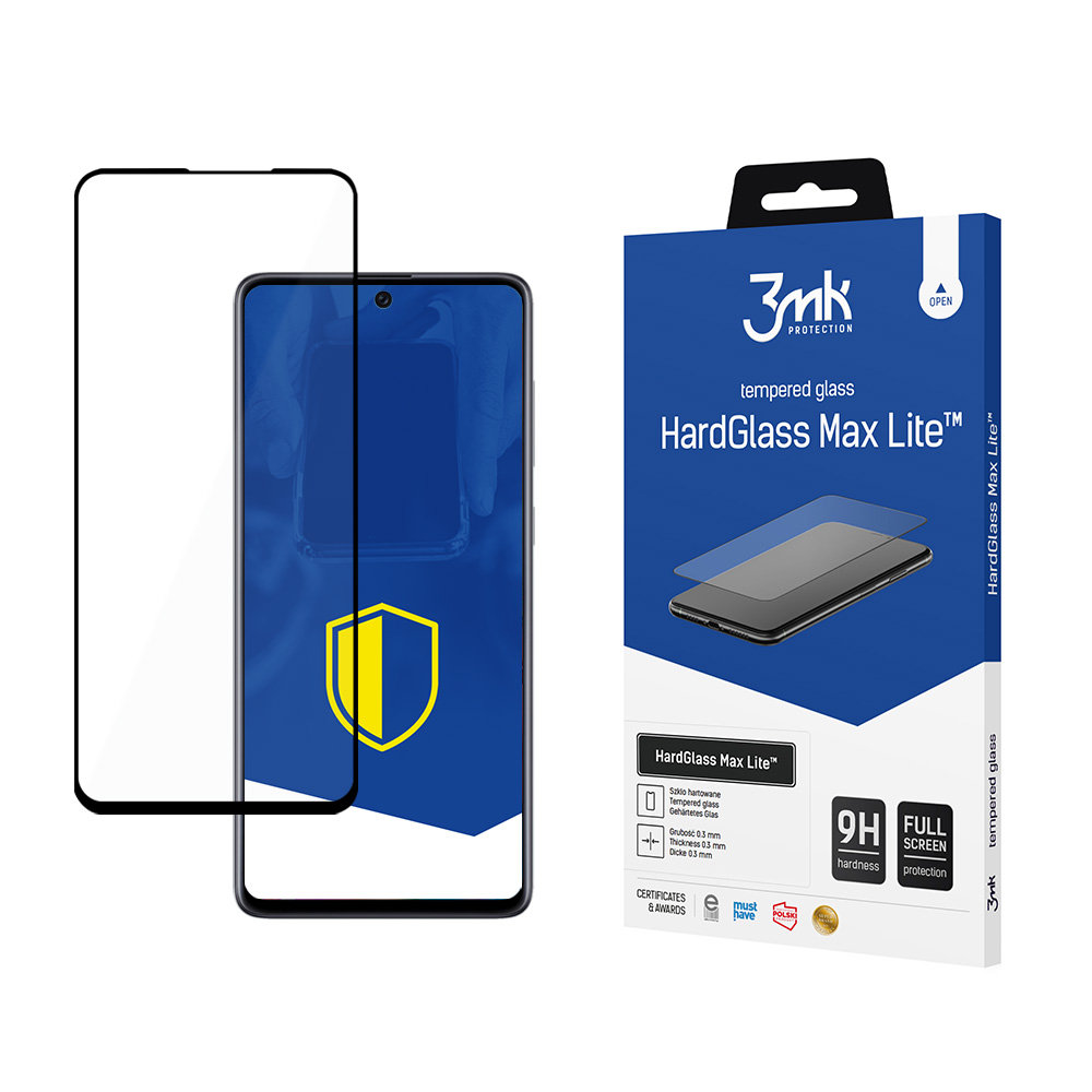 3mk HardGlass Max Lite Samsung Galaxy A71/72 Hybrid glass Samsung Galaxy A71/A72 HardGlass MaxLite