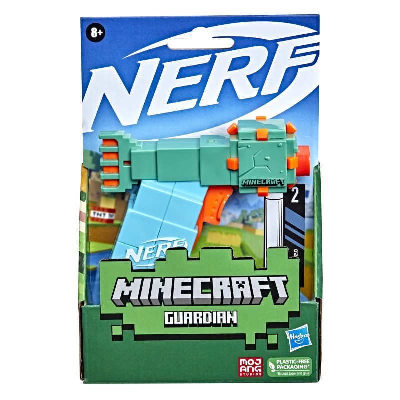 Nerf, Minecraft, wyrzutnia Microshots Guardian, F4422
