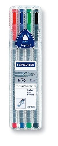 Staedtler Cienkopis Triplus s 334 kpl.4szt.