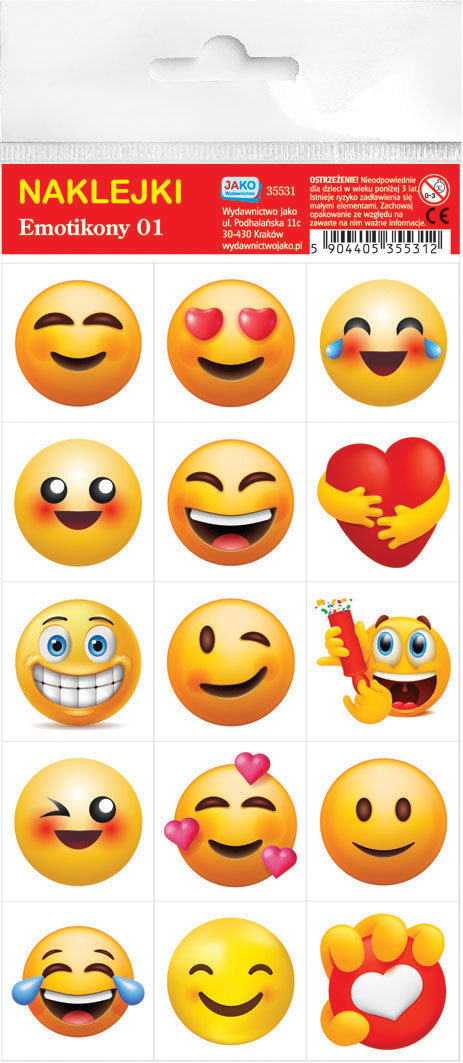 Wydawnictwo Jako Naklejki Emotikony