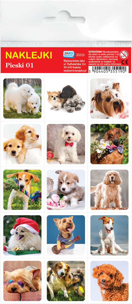 Wydawnictwo Jako Naklejki Pieski