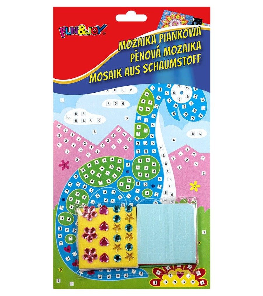 mozaika piankowa dinozaur