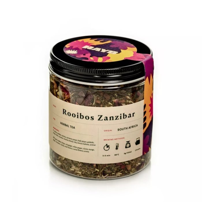 Owocowa herbata HAYB Rooibos Zanzibar 70g