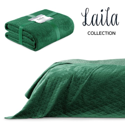 AmeliaHome narzuta na łóżko LAILA zielona 170x270