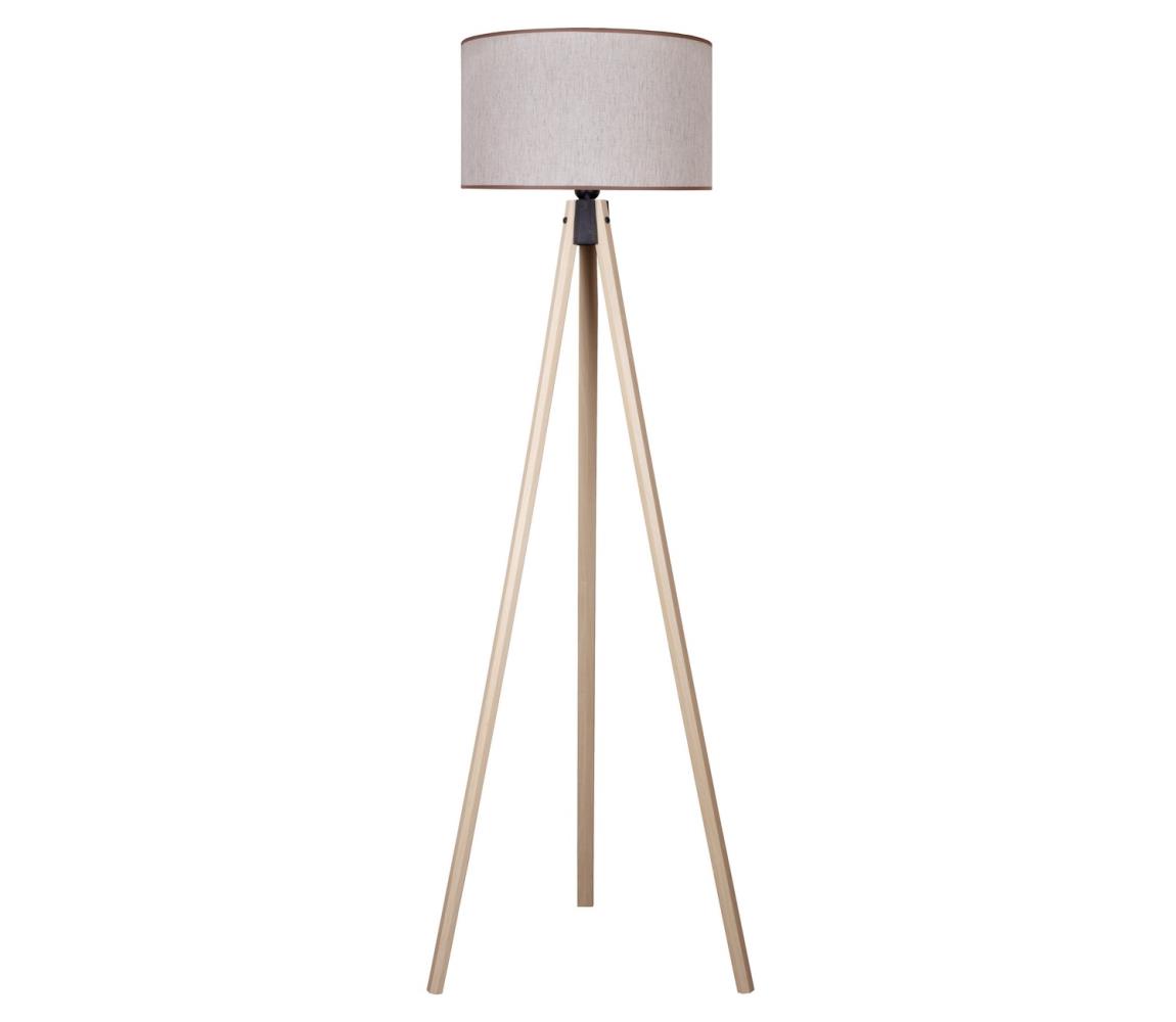 Duolla - Lampa podłogowa 1xE27/60W/230V beżowy