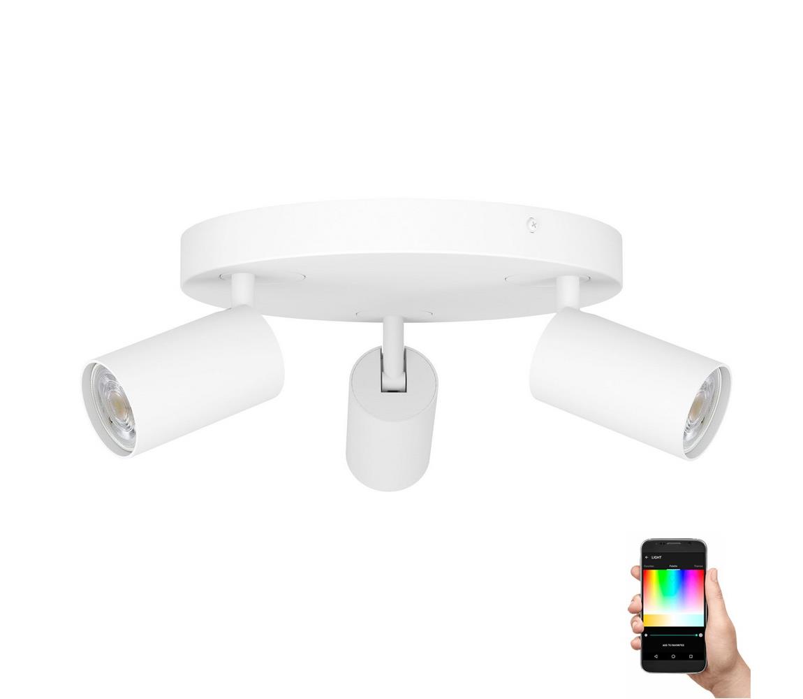 Eglo 900338 - LED RGBW Ściemnialny plafon TELIMBELA-Z 3xGU10/4,9W/230V