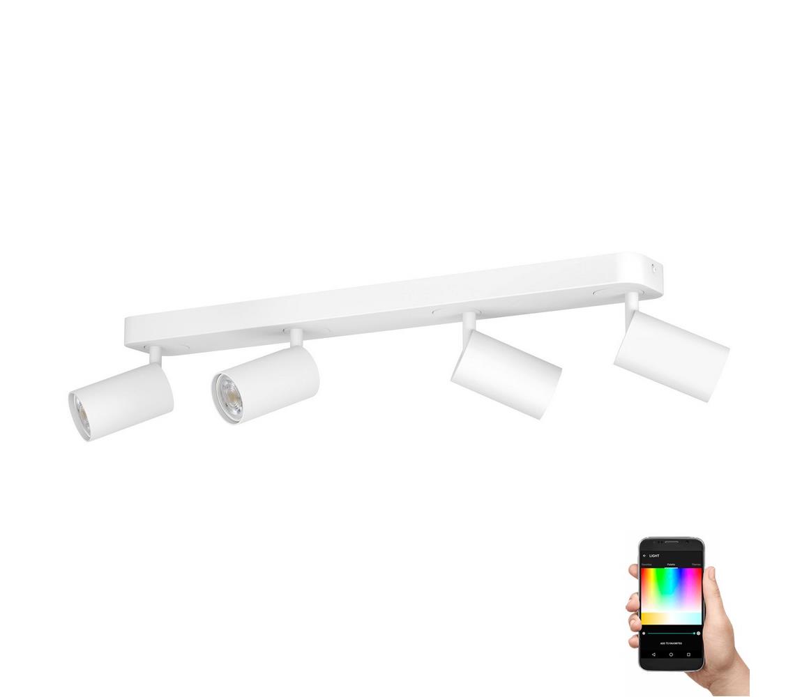 Eglo 900339 - LED RGBW Ściemnialny plafon TELIMBELA-Z 4xGU10/4,9W/230V