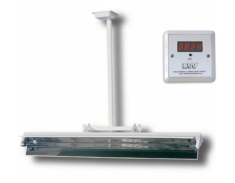 NBV-30SLW lampa bakteriobójcza bezpośredniego działania 1x30W sufitowa z licznikiem LED