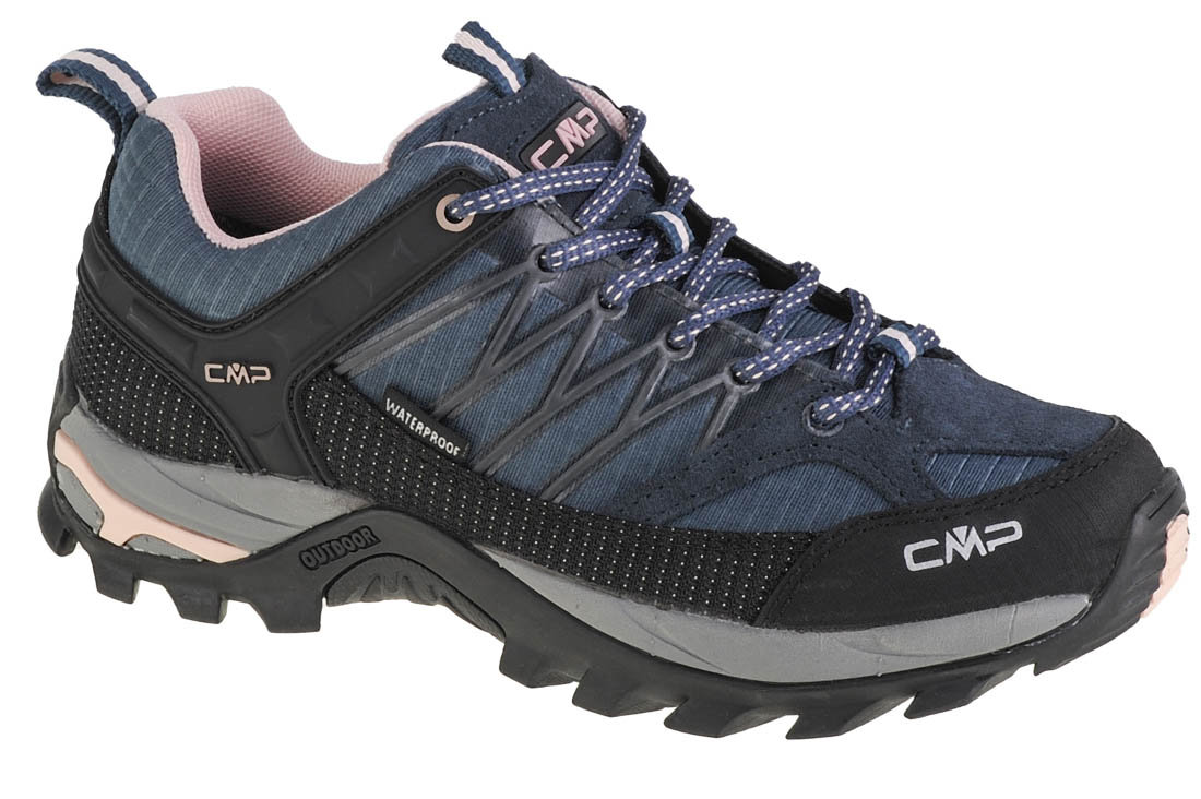 CMP Campagnolo Campagnolo Rigel WP Low Trekking Shoes Women, niebieski/czarny EU 42 2022 Buty turystyczne 3Q54456-53UG-42