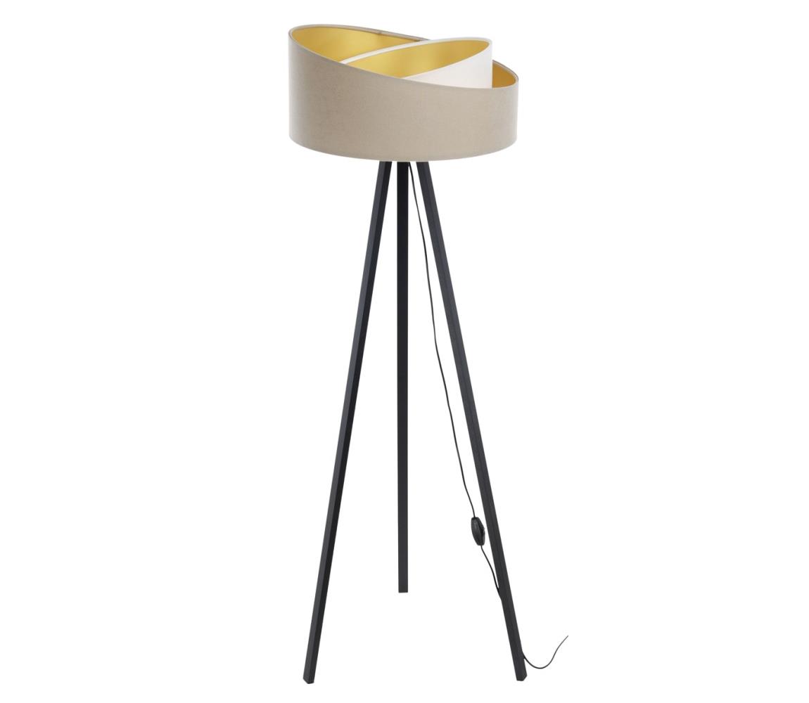 Lampa podłogowa GALAXY 1xE27/60W/230V beżowy/czarny