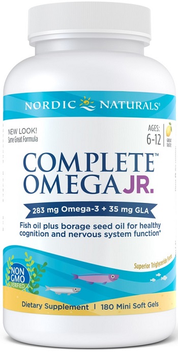 Omega Pharma Complete Junior 283mg Lemon Cytryna (180 kaps) Nordic Naturals