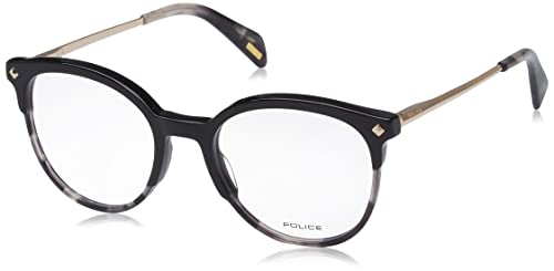Police Damskie okulary przeciwsłoneczne Vpld25, szare/czarne (Shiny Grey/Black Havana), 48