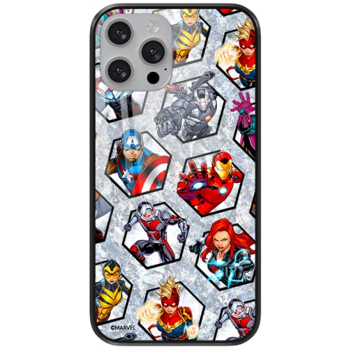 ERT GROUP etui na telefon Apple Iphone XS Max, case oryginalny i oficjalnie licencjonowany przez Marvel, wzór Avengers 023, wykonany z hartowanego szkła, optymalnie dopasowany, etui ochronne