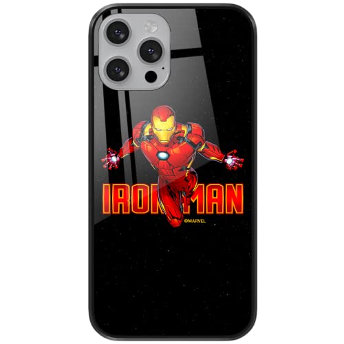 ERT GROUP etui na telefon Apple Iphone XS Max, case oryginalny i oficjalnie licencjonowany przez Marvel, wzór Iron Man 030, wykonany z hartowanego szkła, optymalnie dopasowany, etui ochronne