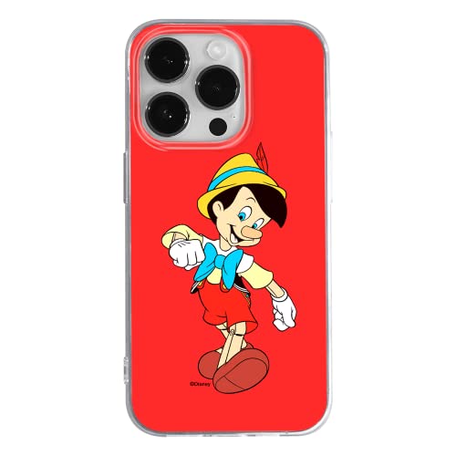 ERT GROUP etui na telefon Apple Iphone 14 PRO, case oryginalny i oficjalnie licencjonowany przez Disney, wzór Pinocchio 001, optymalnie dopasowane, plecki z TPU
