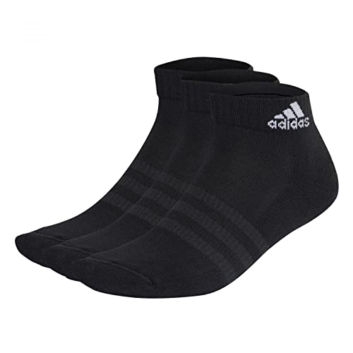 adidas, Cushioned Sportswear Ankle Socks 3 Pairs, Rajstopy, Biały S, Wielbiciel Unisex