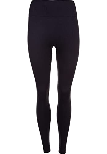 Athlecia Damskie rajstopy Flow z nylonu pochodzącego z recyklingu 1001 Black, S/M