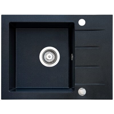 iceBerg Focus zlewozmywak granitowy 58x44 cm onyx ZFS1411A