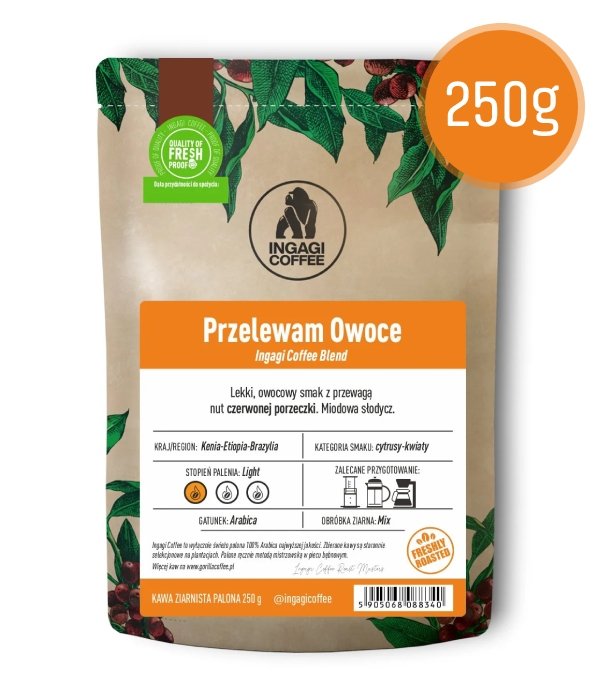 Kawa ziarnista Ingagi Coffee Przelewam Owoce 250g