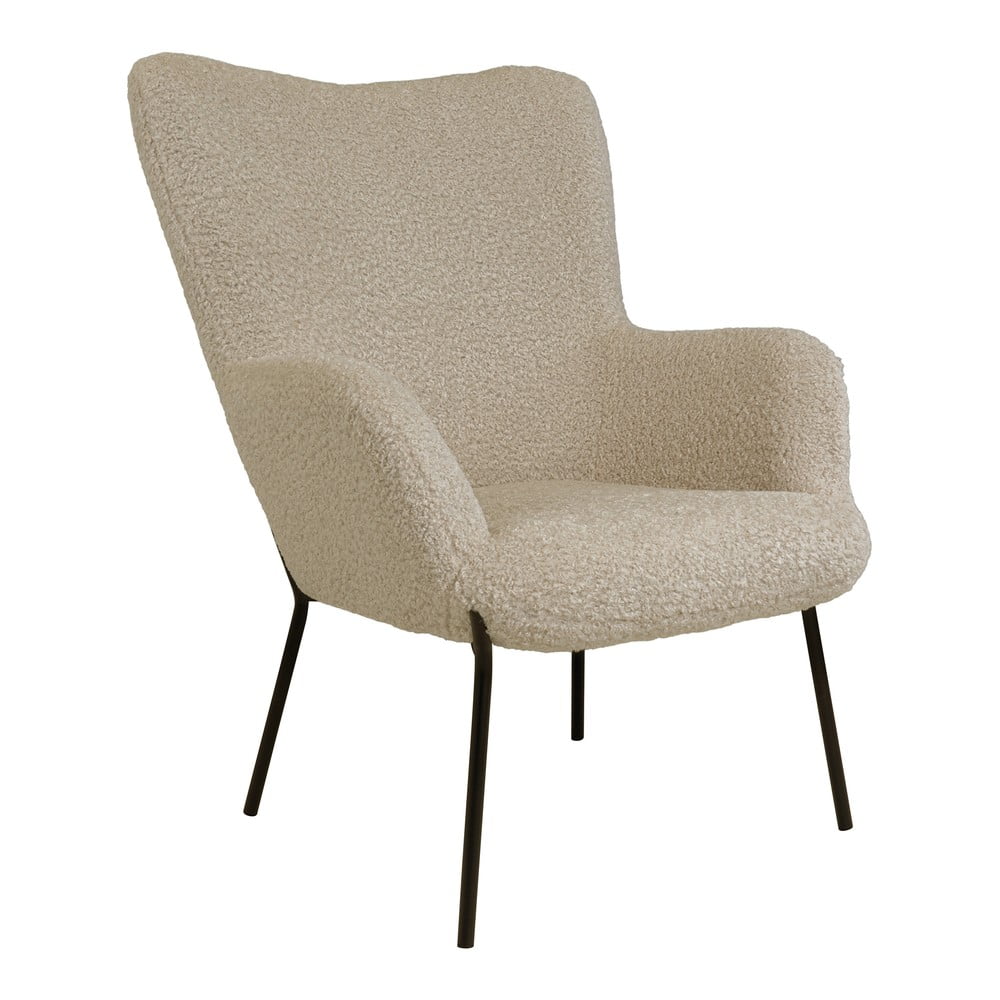 Beżowy fotel Glasgow – House Nordic