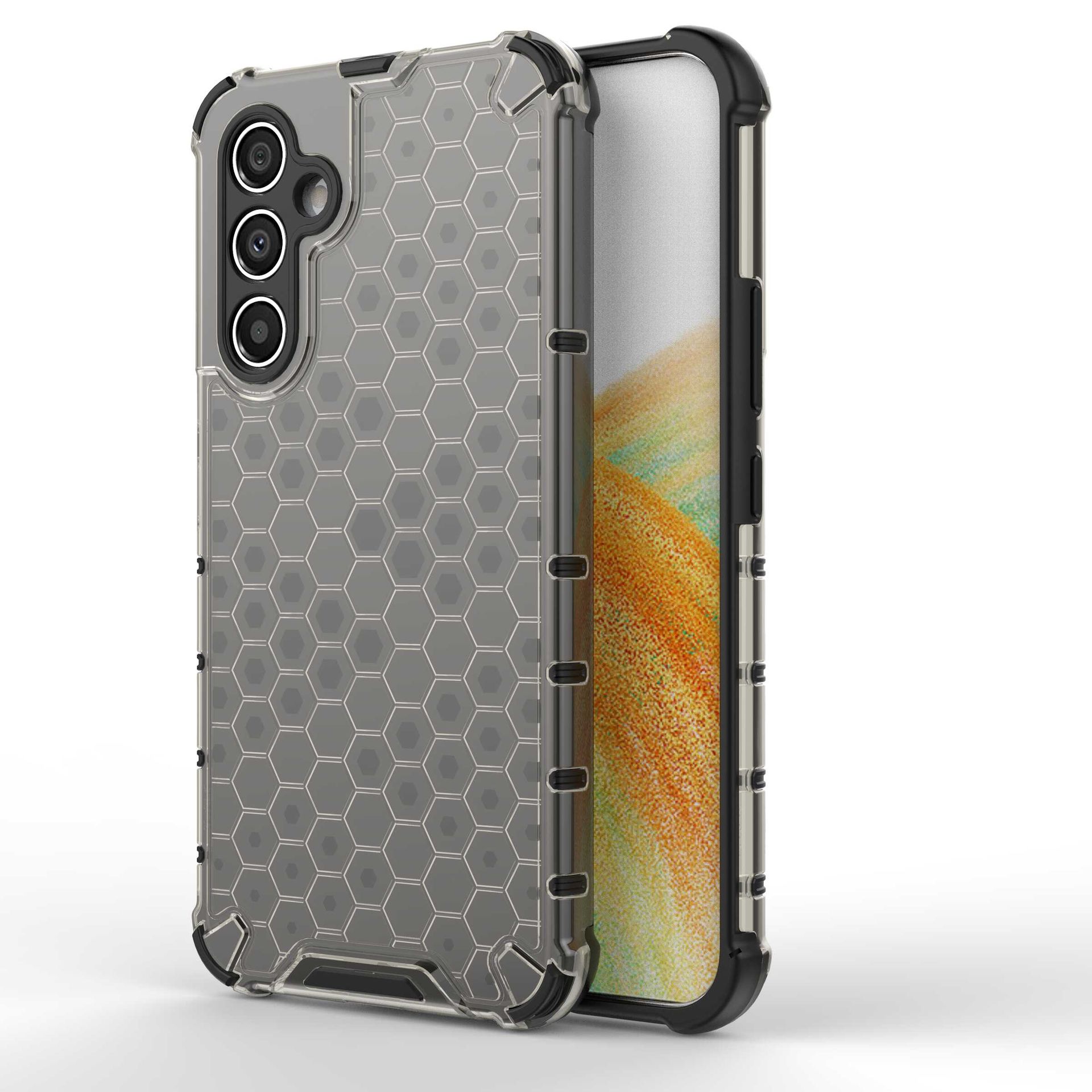 Hurtel Honeycomb etui do Samsung Galaxy A54 5G pancerny hybrydowy pokrowiec czarne