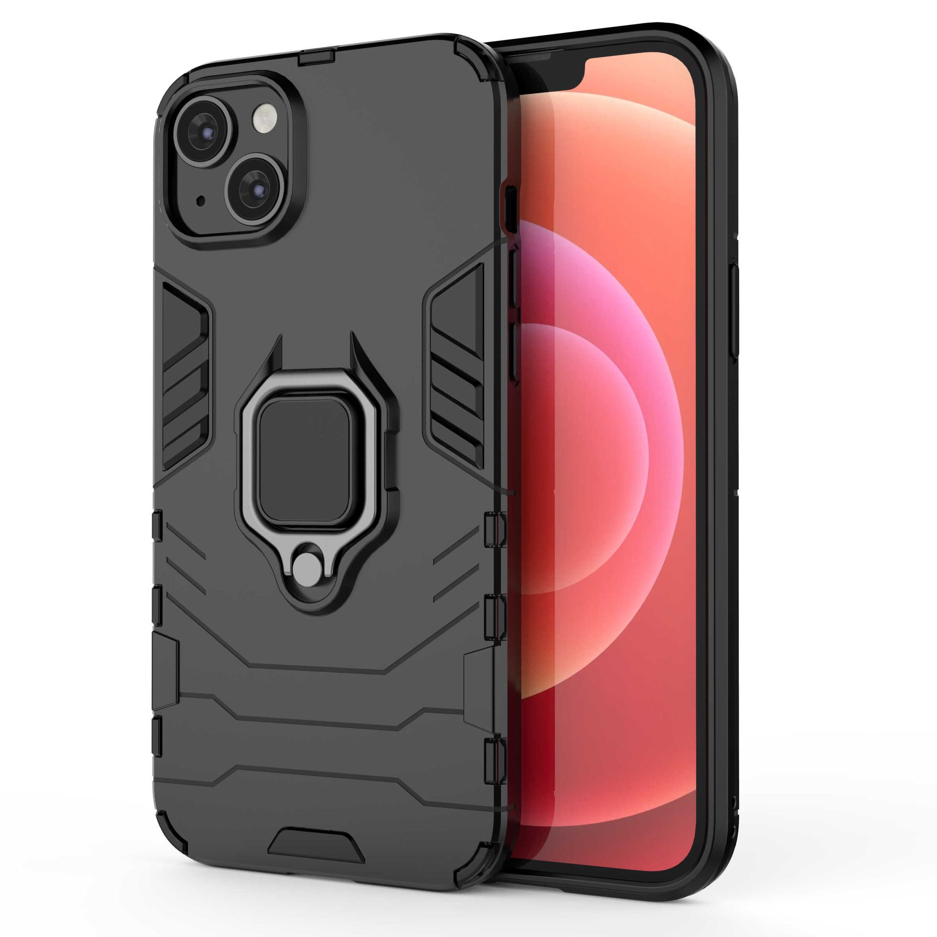 Hurtel Ring Armor etui do Samsung Galaxy A04s pancerny pokrowiec uchwyt magnetyczny ring czarne