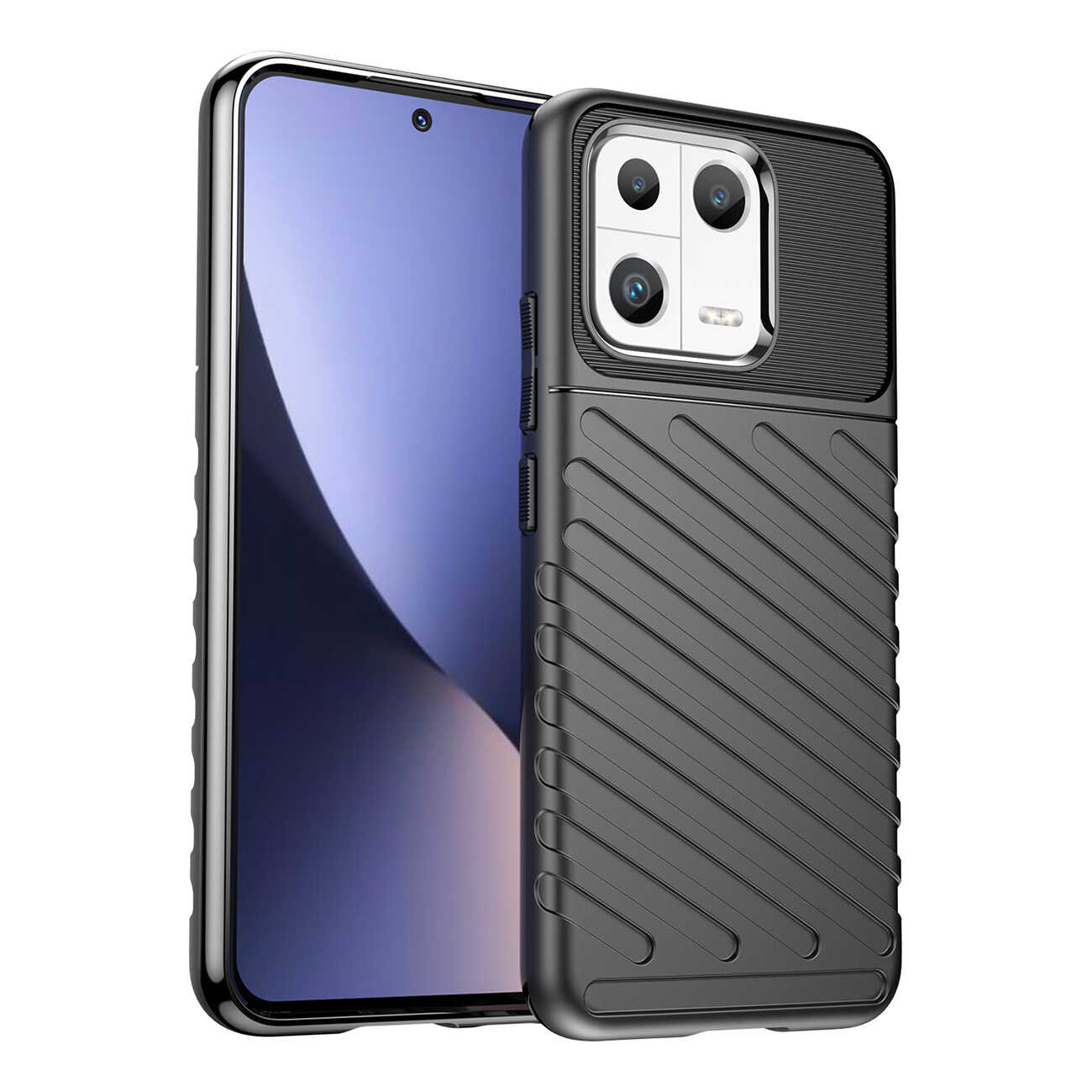 Hurtel Thunder Case etui do Xiaomi 13 silikonowy pancerny pokrowiec czarne