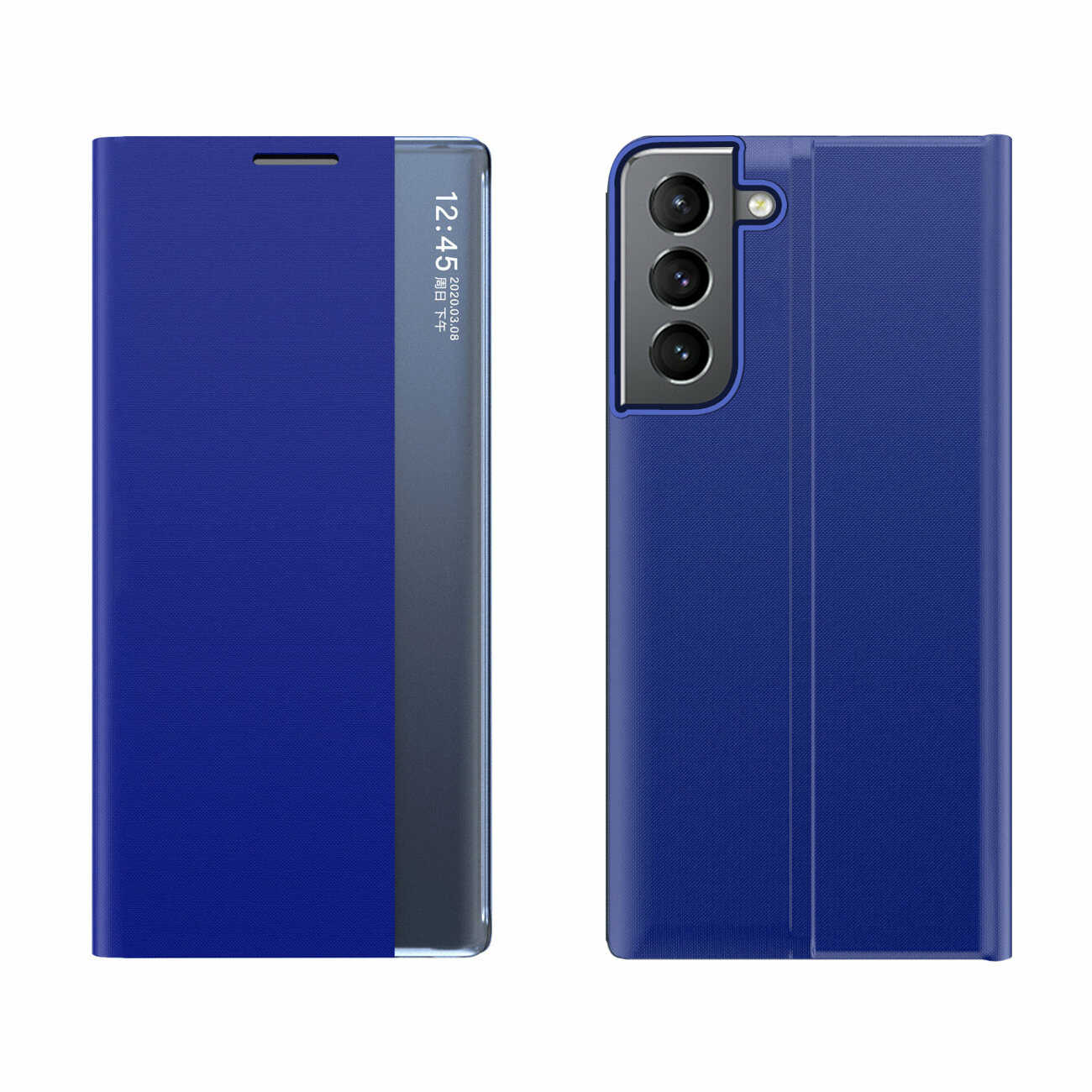 Hurtel New Sleep Case etui do Samsung Galaxy A14 pokrowiec z klapką podstawka niebieskie