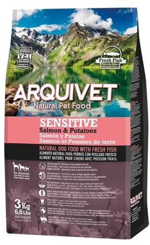 Sucha karma dla psa Arquivet Sensitive Łosoś z ryżem 3kg