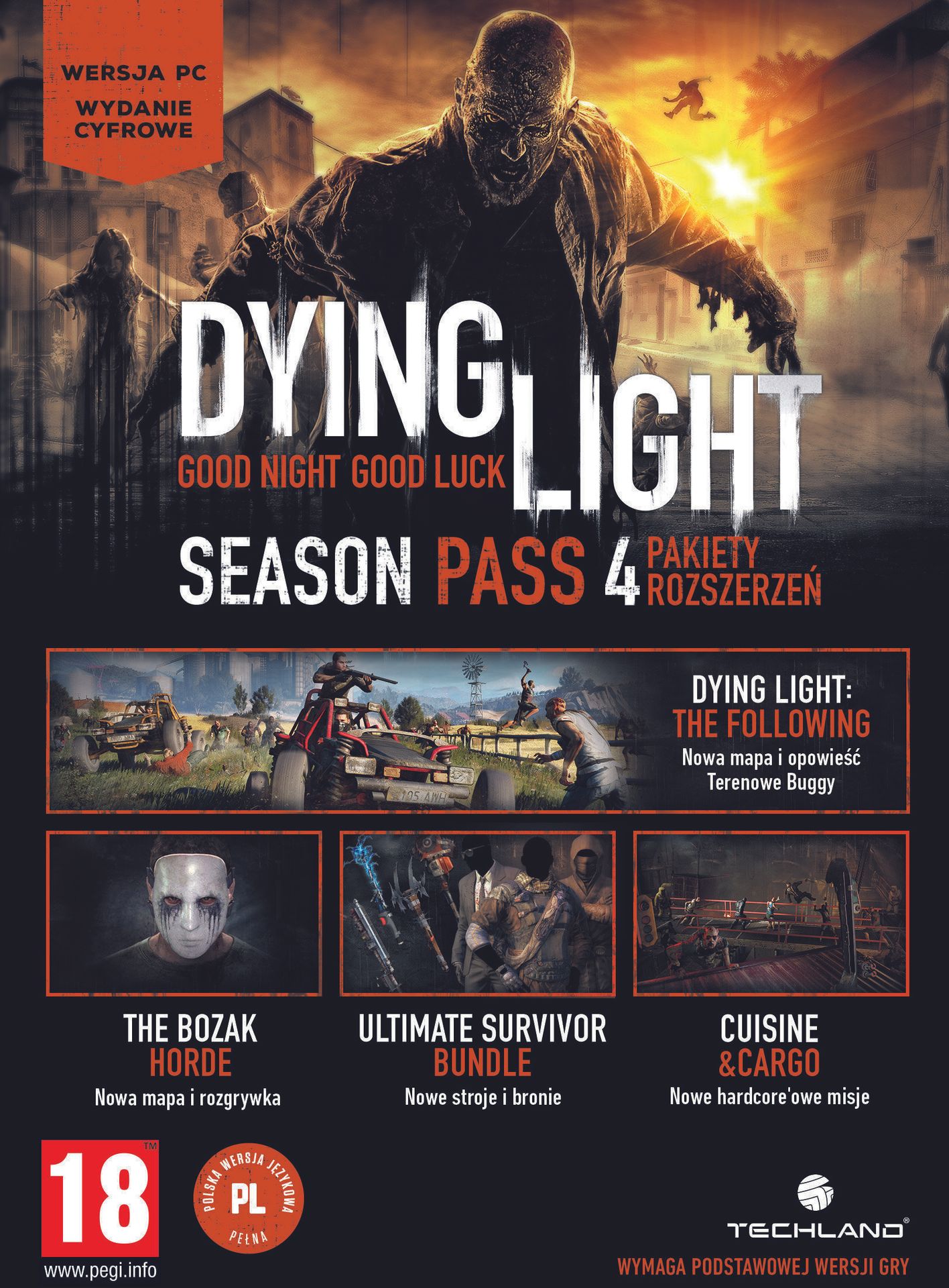 Dying Light - 5th Anniversary Bundle (PC) klucz Steam